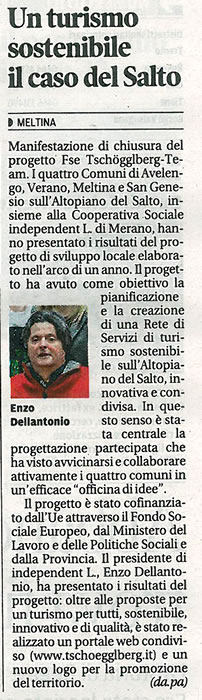 Un turismo sostenibile il caso del Salto Un turismo sostenibile il caso del Salto